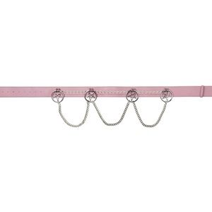 KILLSTAR CURSES BELT [PASTEL PINK] [PLUS SIZE]